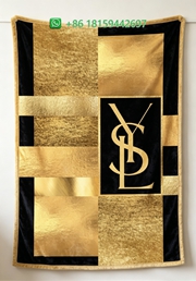 Yves Saint Laurent Throw Blankets